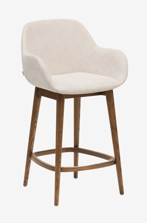 Kave Home - Barstol - konna - Beige - Barstoler & -krakker - Fra Homeroom