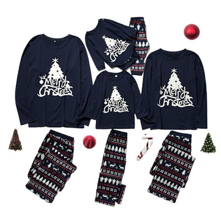 Perheeseen sopivat aikuisten lasten joulupyjamat yöasut pyjamat