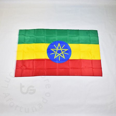 Etiopia 90*150cm Flagg Banner Henge Etiopia Nasjonal Flagg