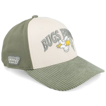 Capslab - Grønn trucker Caps - Looney Tunes Bugs Bunny Green A-Frame Trucker @ Hatstore