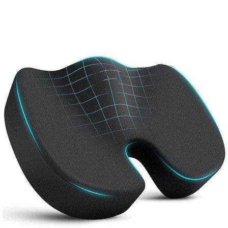 Matkustustyyny muistivaahdolla U-muotoinen tyyny tuolille, istuintyyny, auto, toimisto, lantion tuki, hieronta, ortopedinen tyyny