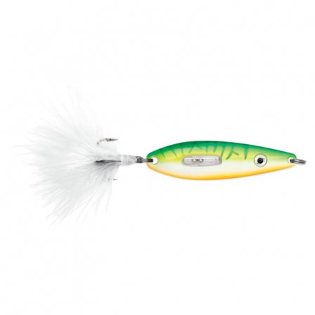 VMC Rattling Roach Spoon 1.8g - Glow Green Fire UV