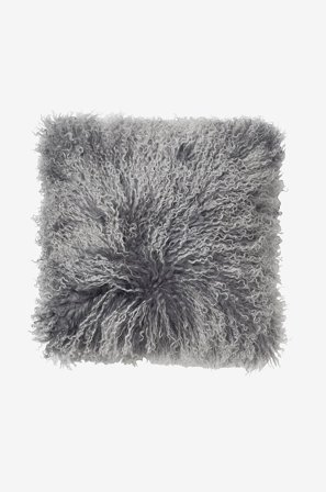 Skinnwille - Kuddfodral fårskinn Shansi - Grå - Prydnadskuddar & kuddfodral - Från Homeroom