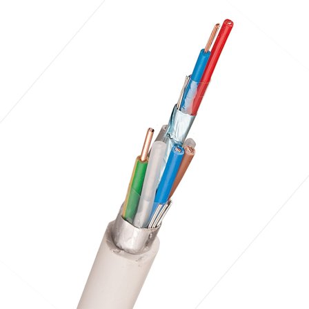 Nexans EQLQ EASY Installasjonskabel 5G 2,5 + 2 x 0,75 mm² 5G2,5 mm², Stikkontakter & kabler