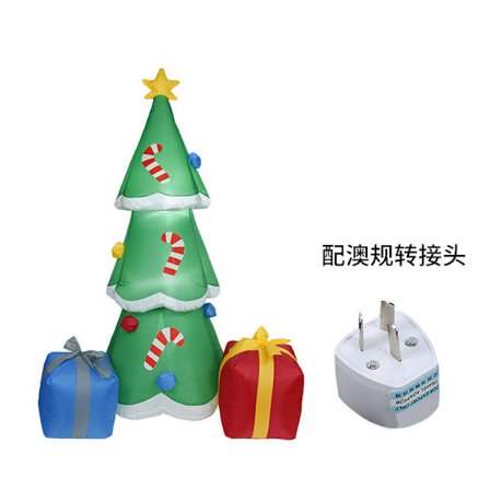 Christmas Inflation Model 1,8 M Julgran LED-belysning Modell Innergårdsdekorationer