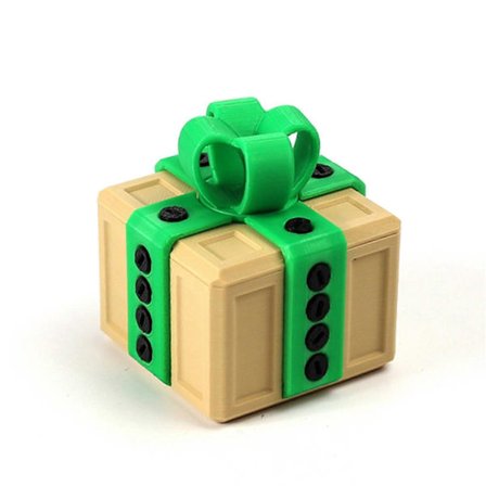 25-26 Irriterende Gaveeske med Skruer, Irriterende Gaveeske med Vrilager, 3D-Printet Spøk Skrueeske Gave til Barn Voksne