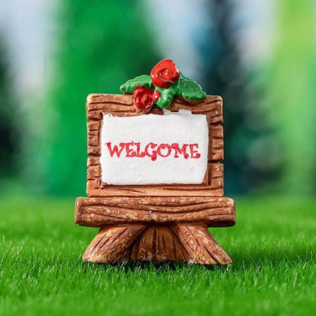 Bunnies Miniature Figurine 3D Rabbit Ornament 10 10