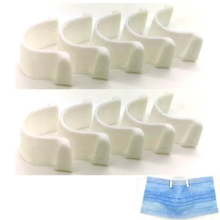 10 x Antidugg neseklype for munnbeskyttelse ansiktsmaske