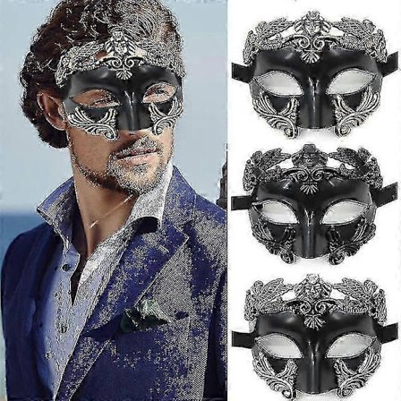 MYTJV - Antikk Gresk Spartansk Kriger Romersk Maskerade Maske Menn Venetiansk Maske Bryllupsball Maske Mardi Gras Maske