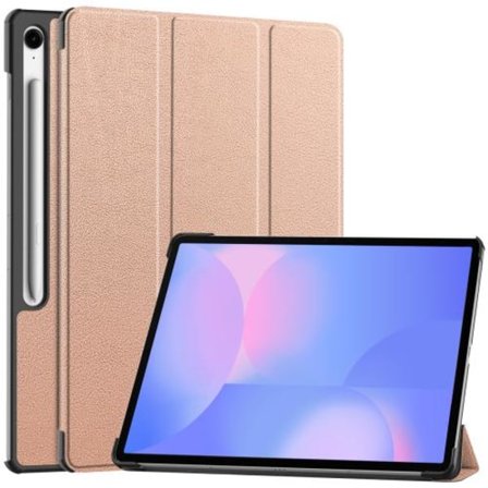 Samsung Galaxy Tab S10 FE+ Skal Custer Pure Color 3-Faldig Smart Läderfodral