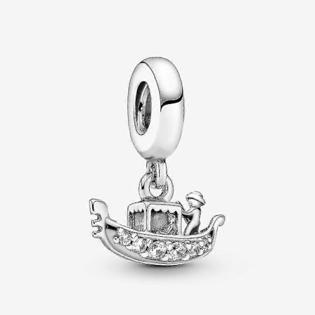 Sølvbelagt armbåndsvedhæng rejse charm (34)