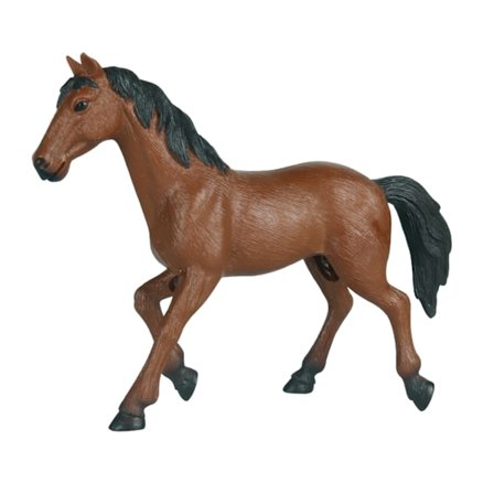Minifigur Modell Hest Dyr Realistisk Løpehest Leke Replika Kake Topper Rom Dekor Boutique Samlerbare leker
