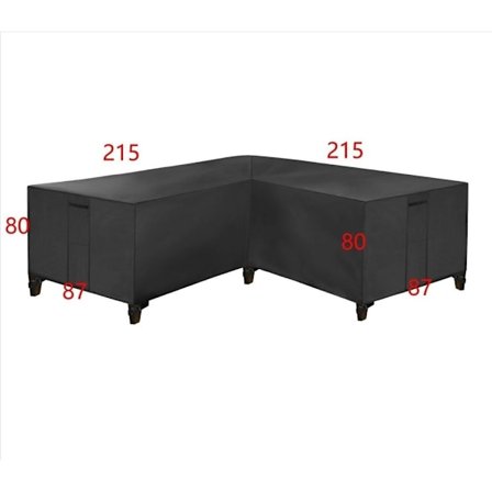 Møbelbeskyttelse trekk beskyttelse til utemøbler hjørnesofa med vanntett beige