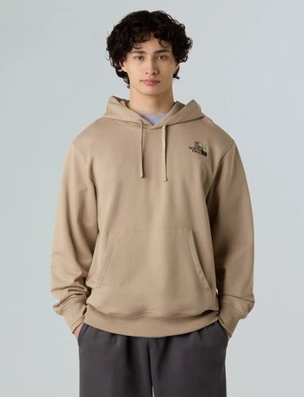 The North Face U Flower Dome Relaxed Hd Sweatshirt-Gph - Brown - M