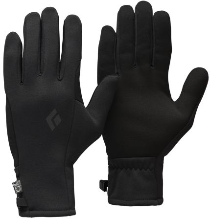 Black Diamond Midweight Screentap Liners käsineet, Black