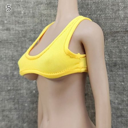 1/6 Miniatyr Kläder Soldat Casual Tank 5 5