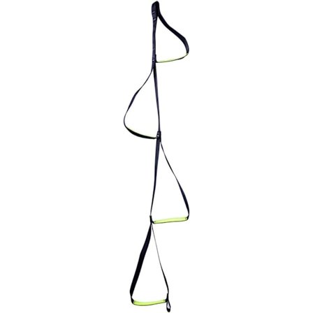 4-stegs klättersele i rep med remmar