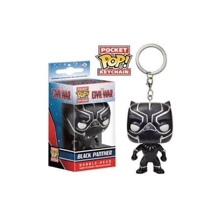 Porte-klädesnyckel - Funko - Marvel - Black Panther - 4 cm - Civil War - Unisex