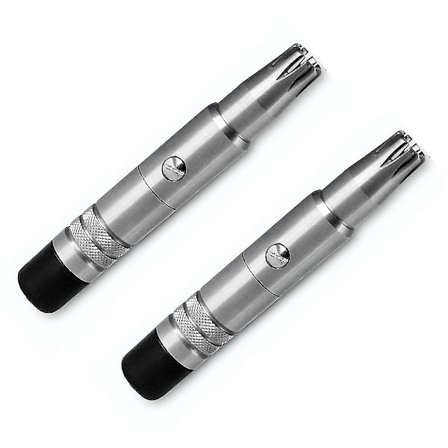 2 kpl Manuaalinen Nenäkarvatrimmeri Sierainten Parranajokone Kannettava Nenäkarvatrimmeri