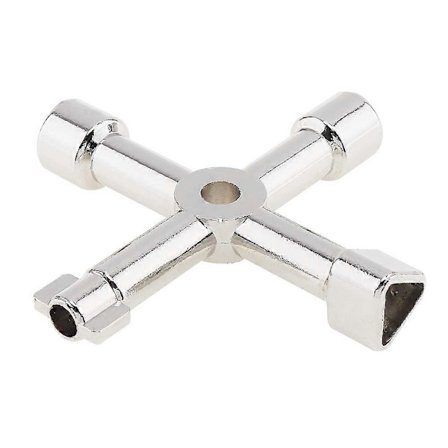 Universal el-skabsnøgle - VVS-installatør Elektriker Multifunktionel Krydsnøgle