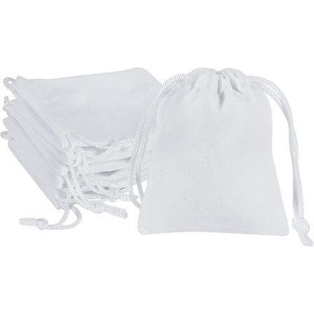 Sammetspåsar. 10 st 3x4 tum dragsnöre presentpåsar smyckespåse för bröllopsgåva