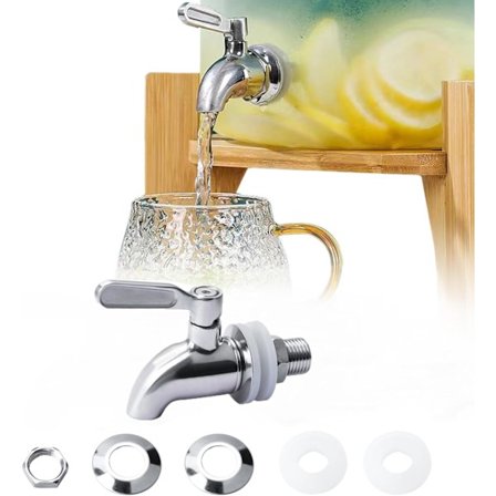 PC Drikkeutstyr Utbytte Kran, Rustfritt Stål Erstatning