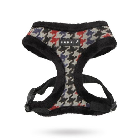 Puppia - TESSELL Black - Fôret Hundesele - Klassiske hundeseler, step-in, jacket seler, trekkseler, vinterseler & Y-seler på Doggie.no - Tekstilkobbel