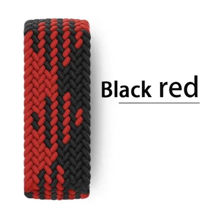 Lämplig för äpplen Flätad Solo Loop Rem För Apple Watch Band Nylon 49mm 45 44 41 40 38mm 42mm Correa Armband iwatch Series 9 8 7 5 SE 6