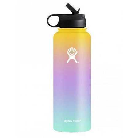 32 oz/40 oz vattenflaska Rak dricka cykel vattenkokare Sport Pot Yellow+Green 32oz Straw