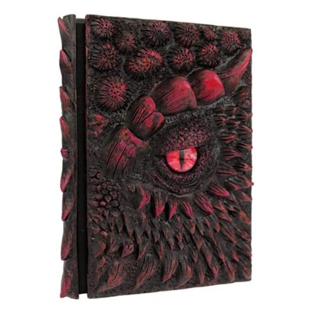3D Dragon Relief Notebook 3D Dragon Relief Journal 2-RED 2-Red
