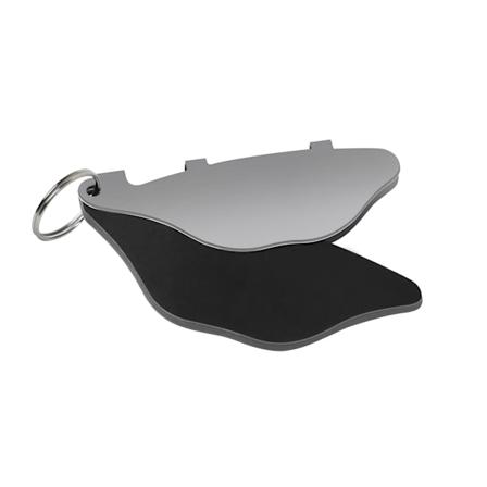 Skivebremseafstandsholder, Præcisionsdel Rustfrit Stål Bremsesaddel Justeringsværktøj til Alle Hydrauliske Sadler til MTB Landevejscykel (Sort, En 