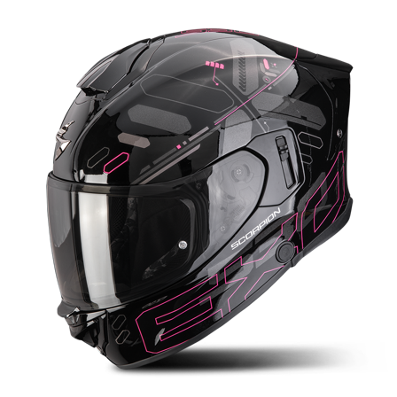 Scorpion EXO-530 Air Fond Integralhjälm Svart/Rosa M