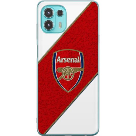 Kompatibelt Mobilskal till Motorola Motorola Edge 20 Lite Moschino Toy teddybjörn med enkel tecknad design, brun björn med vit tröja och tydlig log