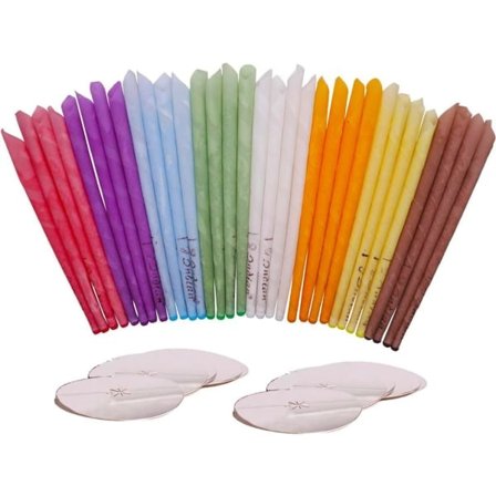 40 stk. Naturlige Premium Ørelys