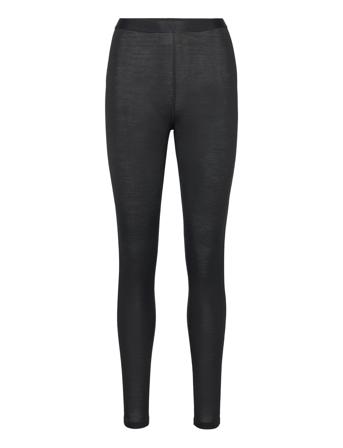 Wool/Tencel Longs Base Layer Bottoms Svart Panos Emporio*Betinget Tilbud