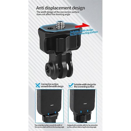 Til opgraderet 2Rd tre-kort til 1/4 adapter Alai positionerings adskillelse fast monteringsbase, B