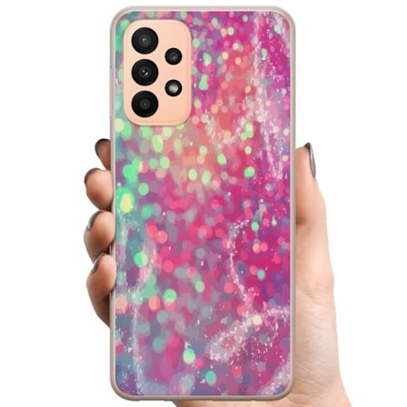 Yhteensopiva Puhelinkuori Samsung Galaxy A23 5G Kimalteleva