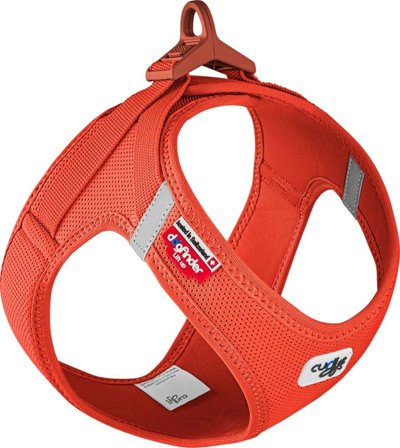 Curli västsele Clasp Air-Mesh, Röd