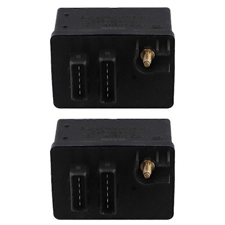 2 stk. nytt glødepluggrelé for Hawtai OED483Q-motor svart