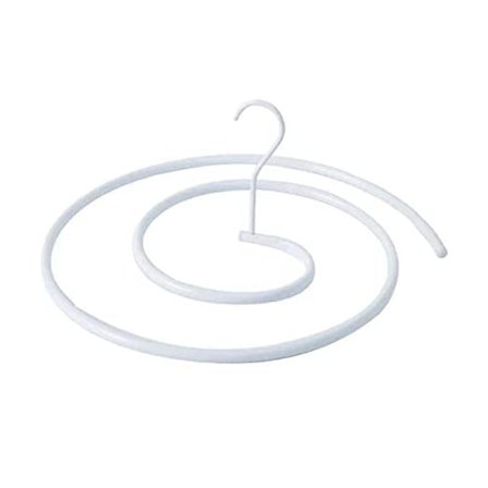 Rund Klädtorkställning | Spiralformad Tvättgalge för Lakan Filtar Madrasser och Handdukar | Utrymmesbesparande Klädtorkställning i Järn