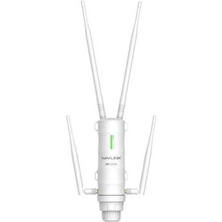 WAVLINK AC1200 Udendørs WiFi Repeater/Extender/Højeffekts Dual Frequency Access Point med PoE Antenner