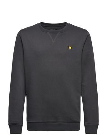 Classic Crew Neck Fleece Svetari Collegepaita Musta Lyle & Scott Junior