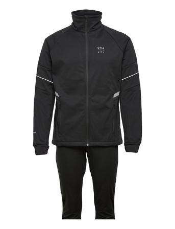 Seefeld M Xct Softshell Set Outerwear Sport Jackets Svart Halti