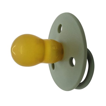 Mininor Sut Rund Latex 2-pak Grøn 6 mdr.+, Børn & Forældre, Sutter, Latexsutter