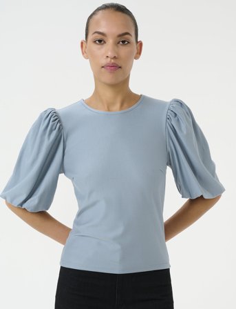 Gestuz Gzrifa Balloon Top - Blue - L