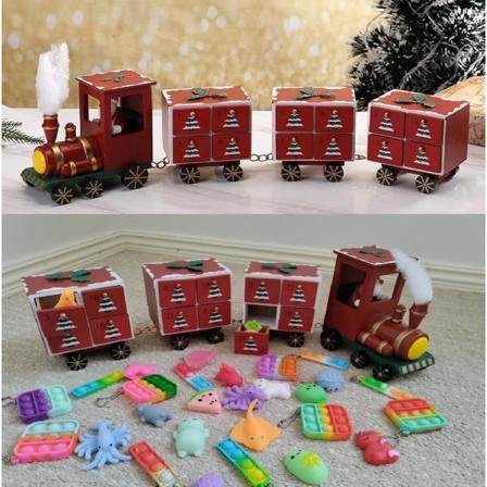 Återanvändbar Handtillverkad Julkalender . 50cm i Längd