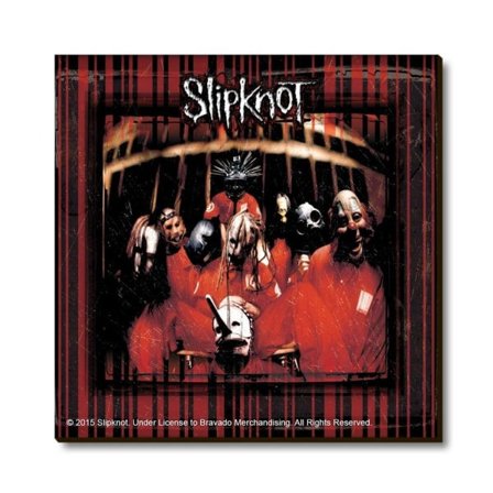 Slipknot Neighborhood Kylskåpsmagnet One Size Svart/Röd Svart/Röd One Size