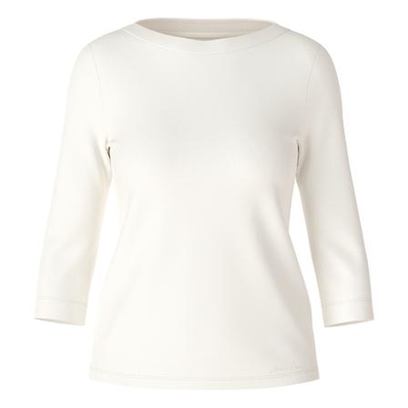 Marc Cain, Long Sleeve Tops Biały, Kobieta, Rozmiar: S
