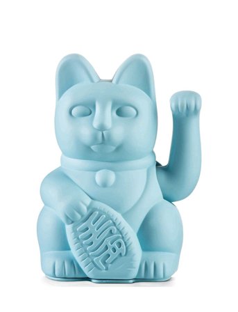 Maneki-Neko - Lucky Cat Blue Donkey