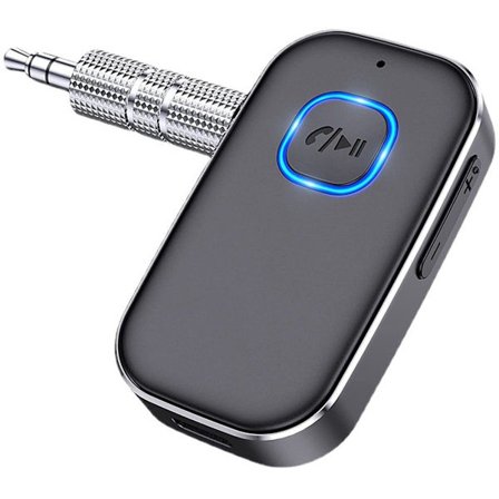 Bluetooth-mottaker - 16 timer trådløs tilkobling - Bluetooth 5.0 - 3,5 mm AUX